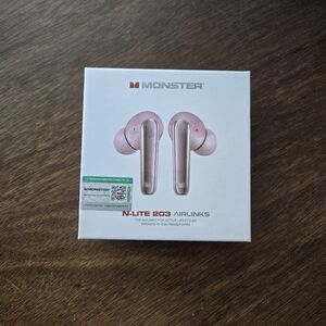New In Package N-Lite 203 AirLinks Wireless Earbuds - Pink